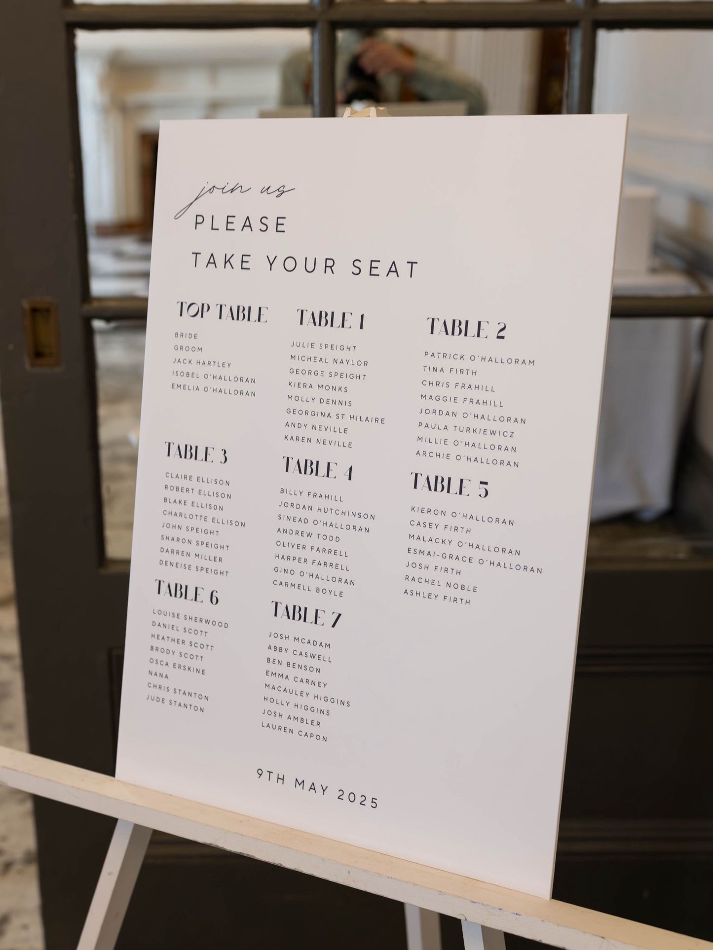 Table Plan