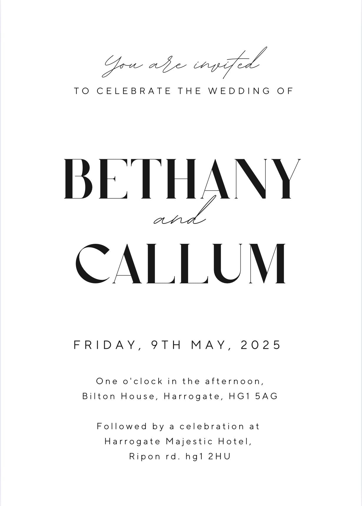 The Classic Invite