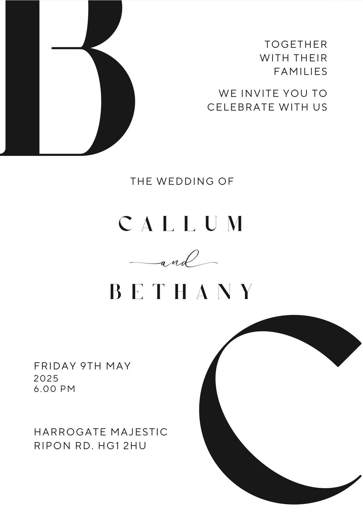 The Classic - Wedding Invites V2